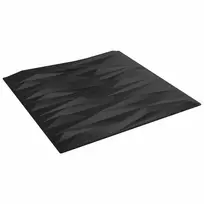 Sienų plokštės 12 pcs Juodas Akmuo 50 x 50 cm XPS Putplastis