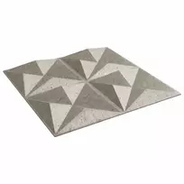 Sienų plokštės 24 pcs Origami Beton 50 x 50 cm XPS Putplastis