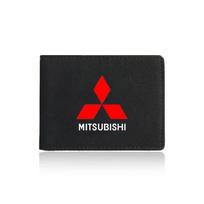 Slim Car Driver License Holder Leather Card Wallet Auto Interior Supplies for Mitsubishi Pajero Sport Lancer Outlander ASX L200