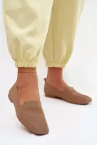 Dorielle moteriški šviesiai rudi mokasinai