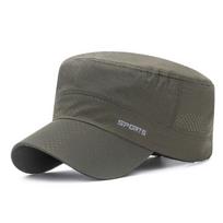 Breathable Casual Adjustable Baseball Cap Sun Hat Fisher  Hats  Cap Flat Top Caps Cadet Hat Bone Cap žalia