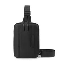 Men's Small Oxford Crossbody Bag Lightweight Durable Messenger Satchel Casual Shoulder Purse for Daily Travel Outdoor Commute juoda