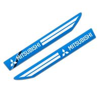 Car Styling 2pcs Side Wing Badge Emblem Fender Sport Car Sticker for Mitsubishi ASX LANCER Ralliart PAJERO Car Accessories
