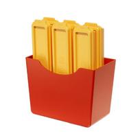 With Magnetic Storage Box French Fries Design Ice Mold Easy To Demould Ice Block Mold  Refrigerator geltona