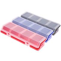 3 PCS with Lid Parts Storage Box 4 Compartment Hardware Accessory Case Screw Organizer Box  Fishing 3 PCS