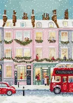 Letistitch Ristinukė "Londono žiema" 19x27 cm SLETIL9983