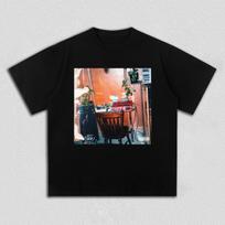 J. Cole Vintage Hip Hop Graphic T-Shirt Dreamville Aesthetic Casual Cotton Streetwear Rap Fan Top S įvairiaspalvis
