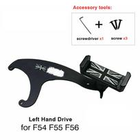 Mobile phones Holder Bracket Wide range of angle adjustment rotating For MINI cooper Countryman R55 R56 R57 F54 F55 F56 F60 pilka spalva