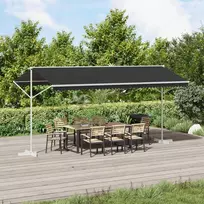 Atvira markizė Antracito 5 x 3 m Poliesteris