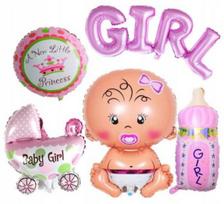 Zestaw Balonów Baby Shower Girl, 1Kpl.