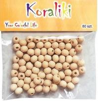 Koraliki Drewniane 8Mm Op.80Szt.
