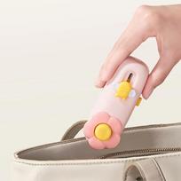 Mini Handheld Bag Sealer Portable Heat Sealing Machine for Home Use with Magnetic Base and Manual Press Function for Snack Bags Storage one size rožinė