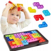 Pop It Klocki Popit Tetris Puzzle Układanka Bąble