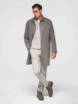 Paltas minimalistinis su nusegama liemene – universalumui ir švariam siluetui kasdien.