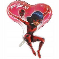 Balon Foliowy Miraculous Lady Bug, 21  1 Szt.