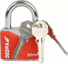 Dedra Kłódka Rombo formos ketaus spyna su dangteliu 50 mm