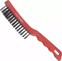 Dedra Szczotka 5 eilių plieno vielinis šepetys, 270 mm ilgio, plastikinė rankena