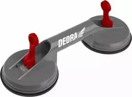 Dedra Przyssawka Dvigubas stiklinis siurbtukas 2x118mm, maks. 60kg