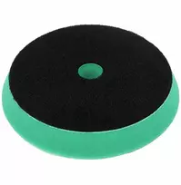 Dedra Gąbka Poliravimo kempinė su lipdukais, labai kieta, 150 mm, 25 mm storio (žalia)
