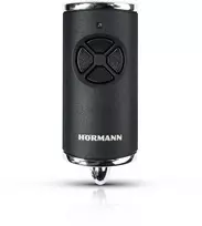 Carruzzo Nuotolinio valdymo pultas Hormann HSE 4 868Mhz BiSecure (matinis juodas, chromuoti dangteliai)