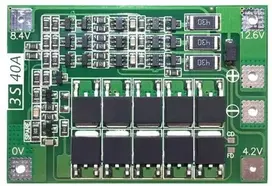 Oem BMS PCM PCB 3S modulis - 12.6V - 40A - ver, Ličio jonų elementų, skirtų 18650 celių, įkrovimo ir apsaugos BALANSAS