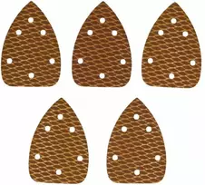 Dedra Papier Delta antikorozinis švitrinis popierius #150, 140x140x80mm, su lipnia juosta, 5 vnt. rinkinys