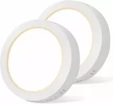 Lubinis šviestuvas Aigostar LED lubų šviestuvų rinkinys, 18 W, 3000 K, 1980 lm, polikarbonatas, Ø22,6 cm, 2 vnt.
