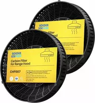 GOLDEN ICEPURE aktyvios anglies filtrai gartraukio okapui, apvalūs, 172 mm skersmens, 2 vnt., GP-CHF007-2PACK
