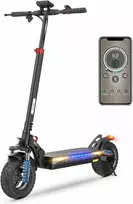 iScooter elektrinis paspirtukas su 800 W varikliu, 480 Wh baterija, 40 km rida, sulankstomas, su programėle, 10 colių ratai