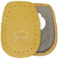 Kulno įklotai Coccine Heel Pad Cork and Leather Peccary“