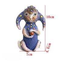 Ateivių dervos statula Sodo skulptūra Elfų statula Dervos amatai 10x6x6cm
