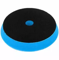 Dedra Gąbka Poliravimo kempinė su lipdukais, minkšta, 125 mm, 25 mm storio (mėlyna)