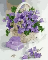 Tapyba pagal skaičius Violetinė romantika 40x50 cm