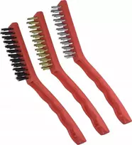 Dedra Rinkinys Šepetėlių rinkinys, 3 vnt., 3 eilių, 225 mm, plastikinė rankena
