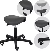 Habys Balninė ergonomiška meistro kėdutė Lumo Comfy Base pilkas