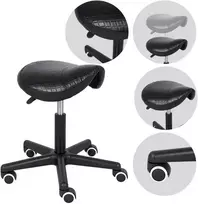 Habys Balninė ergonomiška meistro kėdutė Lumo Comfy Base juodas