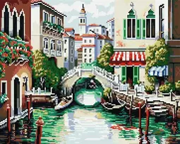 Deimantinė mozaika Atostogos šiltomis spalvomis 40x50 cm
