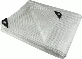 Dedra Plandeka 4x5 brezentas, 100 g/m², skaidrus, sutvirtintas