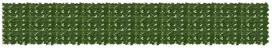 Balkono ekranas su lapais Žalia 500 x 75 cm