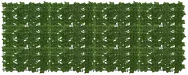 Balkono ekranas su lapais Žalia 200 x 75 cm