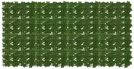 Balkono ekranas su lapais Žalia 200 x 100 cm