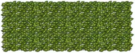 Balkono ekranas su lapais Žalia ir geltona 200 x 75 cm