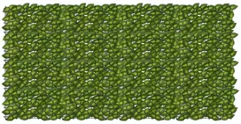 Balkono ekranas su lapais Žalia ir geltona 200 x 100 cm