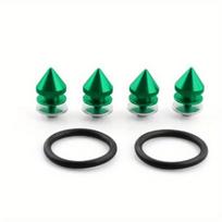 Universal Car Auto Spike Front Bumper Hatch Lids Quick Release Fasteners Nuts Bolt Alloy Aluminum for Most Car Truck žalia