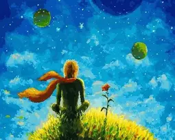 Tapyba pagal skaičius Mažasis princas 40x50 cm