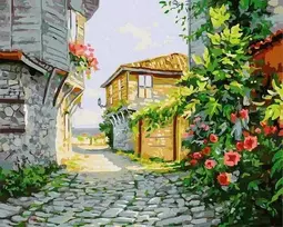 Tapyba pagal skaičius Kaimiška alėja 40x50 cm
