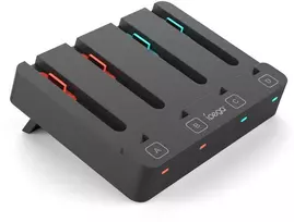 iPega SW2081 Charger Dock for JoyCon Controllers Nintendo Switch 1/2 Juodas