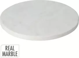 Mondex Deska do krojenia su marmuru 24x1,5 cm balta