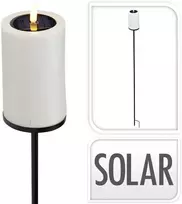 ProGarden SAULĖS ENERGIJA ĮKRAUNAMAS LED ŽVAKĖS FORMOS ŠVIESTUVAS-FAKELAS 913485