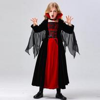 Helovino Mergaičių Vaikų Pasirodymų Drabužiai Mergaičių Raganos Cosplay Suknelė Kostiumas Apranga 140